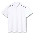 J.Lindeberg Lionel Golf Polo White - SS26 Men