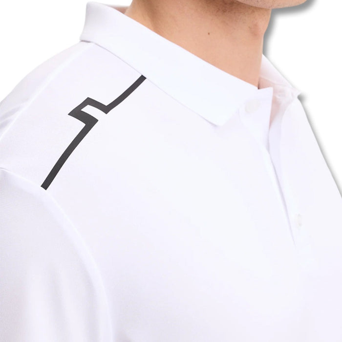 J.Lindeberg Lionel Golf Polo White - SS26 Men
