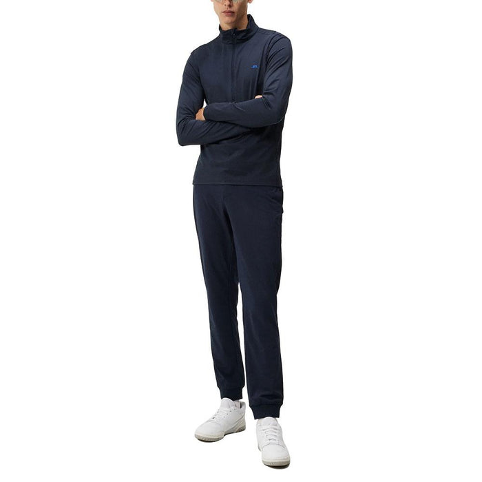 J.Lindeberg Luke Half Zip Mid Layer Golf Pullover JL Navy - FW23