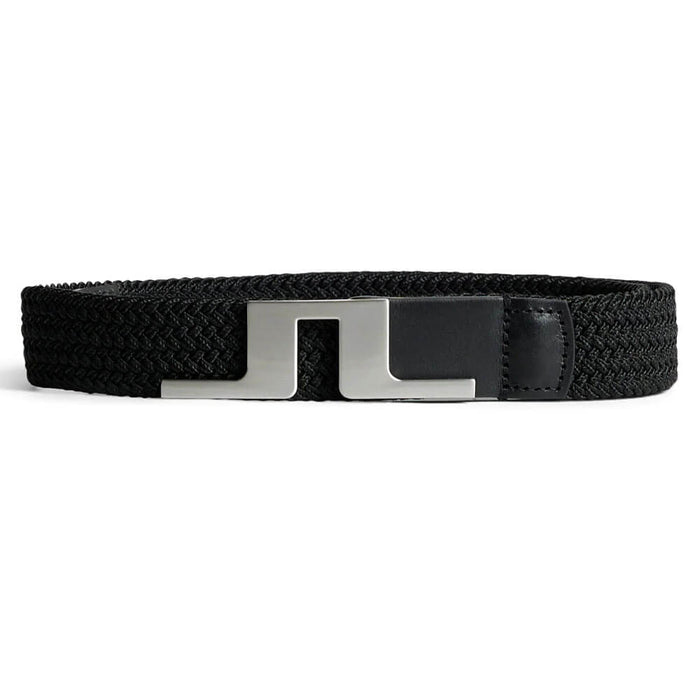 J.Lindeberg Lykke Braided Golf Belt Black - SS25 Women