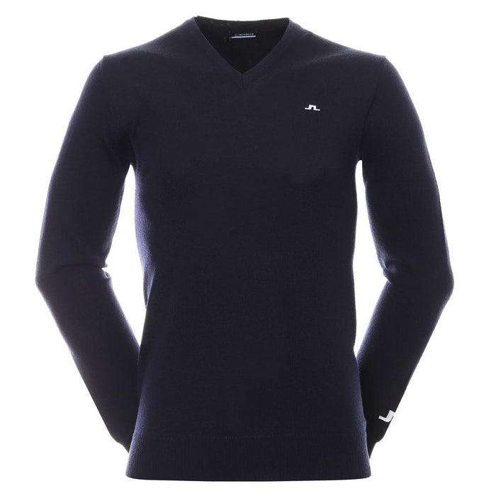 J.Lindeberg Lymann Knitted Golf Sweater JL Navy - SS24