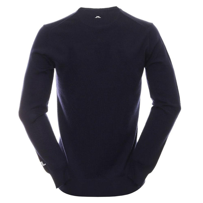 J.Lindeberg Lymann Knitted Golf Sweater JL Navy - SS24