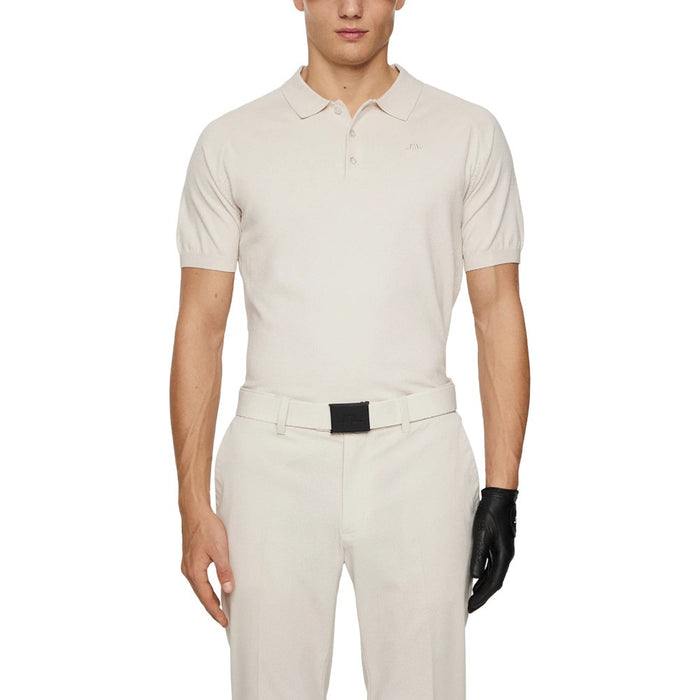 J.Lindeberg Martines Knitted Golf Polo Moonbeam - SH25 Men