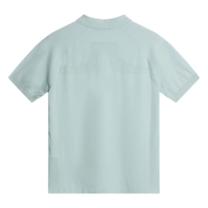 J.Lindeberg Martines Knitted Golf Polo Winter Sky - SH25 Men