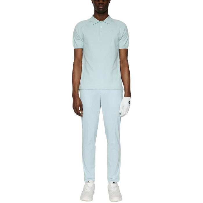 J.Lindeberg Martines Knitted Golf Polo Winter Sky - SH25 Men