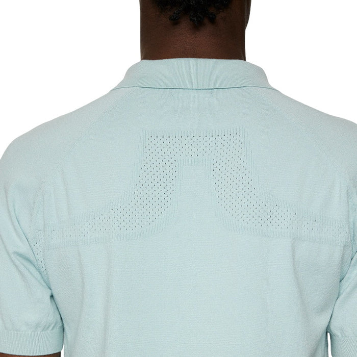 J.Lindeberg Martines Knitted Golf Polo Winter Sky - SH25 Men