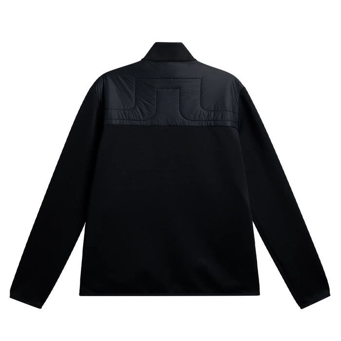 J.Lindeberg Martino Quilt Hybrid Golf Jacket Black - SS24