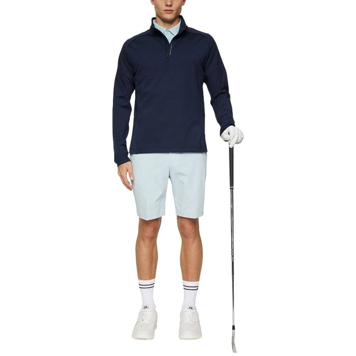 J.Lindeberg Mathias Zip Mid Layer Golf Pullover JL Navy - SH25 Men