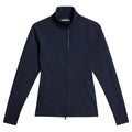 J.Lindeberg Mel Zip Mid Layer Golf Pullover JL Navy - SH25 Women