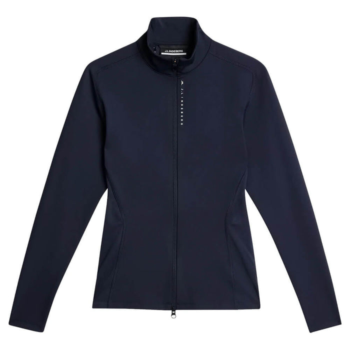 J.Lindeberg Mel Zip Mid Layer Golf Pullover JL Navy - SH25 Women