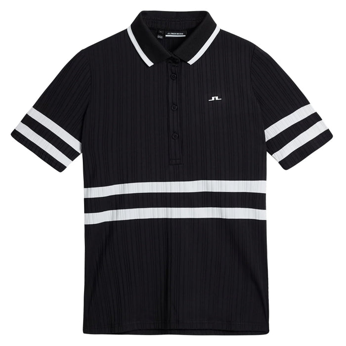 J.Lindeberg Moira Golf Polo Black - FW23 Women