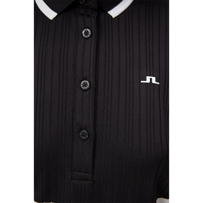 J.Lindeberg Moira Golf Polo Black - FW23 Women
