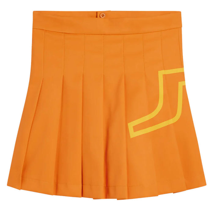 J.Lindeberg Naomi Golf Skirt Russet Orange - SS23 Women
