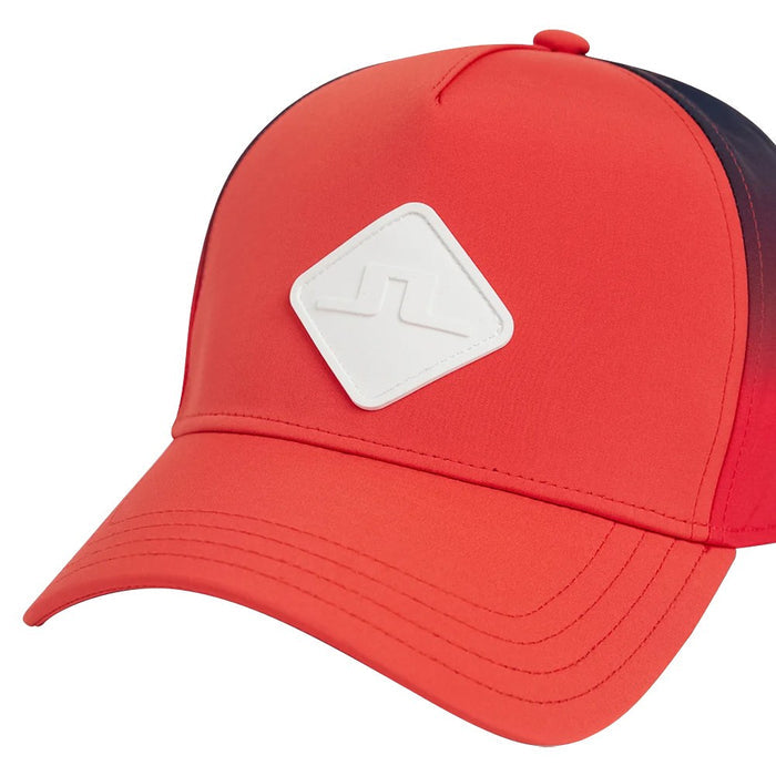 J.Lindeberg Natan Golf Cap Fiery Red - 23 Men