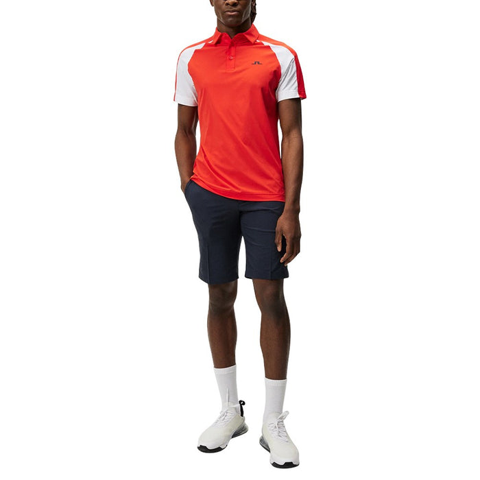 J.Lindeberg Nial Regular Fit Golf Polo Fiery Red - 23 Men