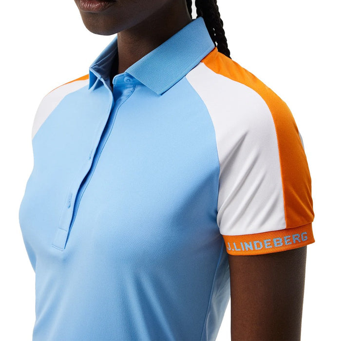 J.Lindeberg Perinne Golf Polo Little Boy Blue - FW23 Women