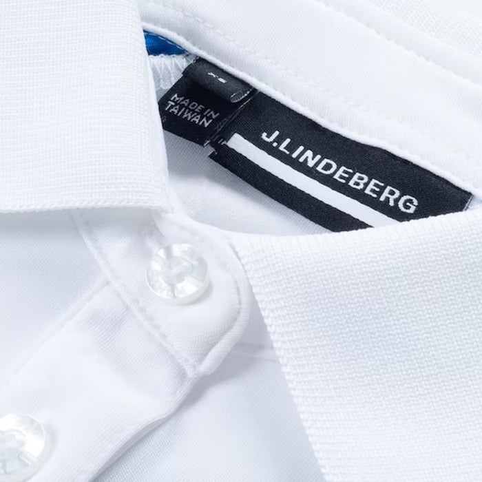 J.Lindeberg Perinne Golf Polo White - SS22 Women