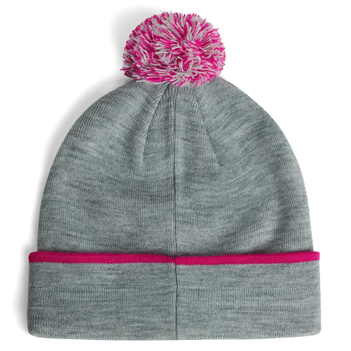 J.Lindeberg Stripe Golf Beanie Light Gray Melange - FW24
