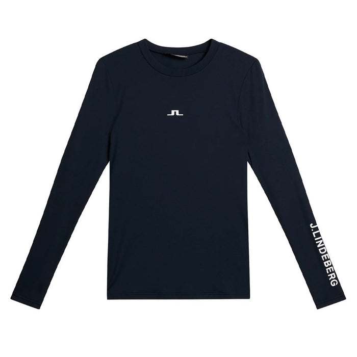 J.Lindeberg Tekla Crew Neck Top FW Golf Baselayer JL Navy - 23 Women