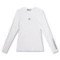 J.Lindeberg Tekla Crew Neck Top FW Golf Baselayer White - 23 Women