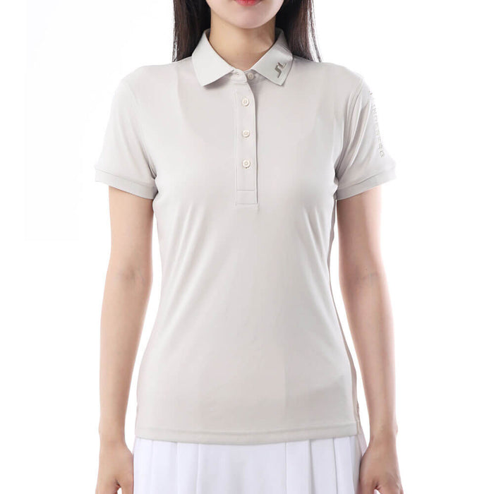 J.Lindeberg Tour Tech Golf Polo Moonbeam - SH25 Women