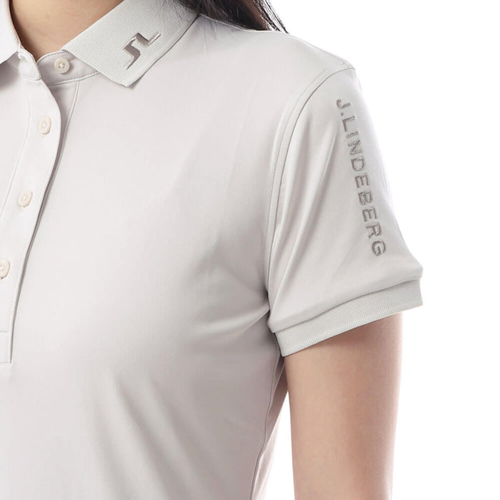 J.Lindeberg Tour Tech Golf Polo Moonbeam - SH25 Women