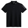 J.Lindeberg Tour Tech Slim Fit Golf Polo Black - 24