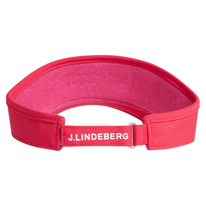 J.Lindeberg Yada Golf Visor Rose Red - FW23 Women