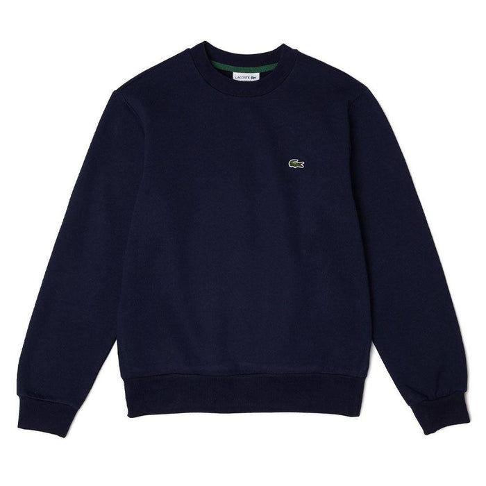 Lacoste Organic Brushed Cotton Golf Sweater Marine Blue - FW23 Men