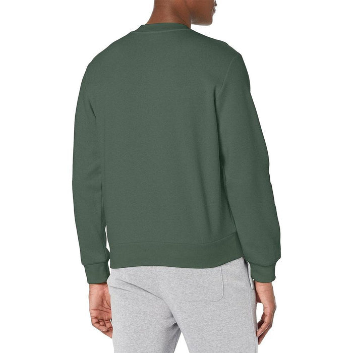 Lacoste Organic Brushed Cotton Golf Sweater Sequoia Green - FW23 Men