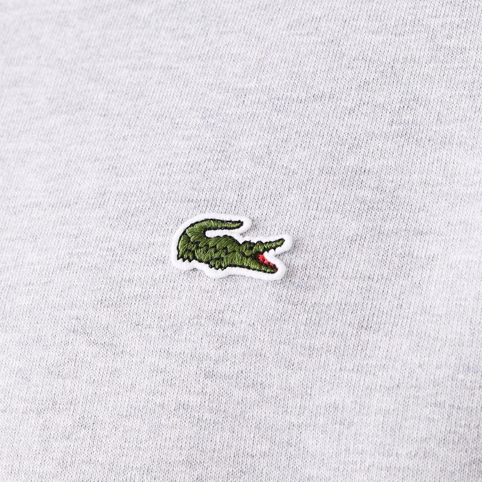 Lacoste Organic Brushed Cotton Golf Sweater Silver Gray - FW23 Men
