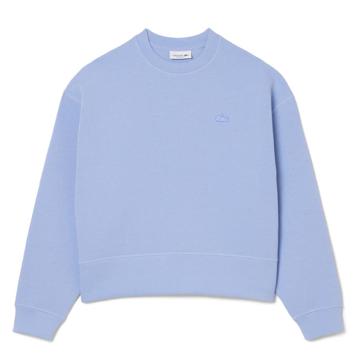 Lacoste Oversized Cotton Golf Sweatshirt Purple - FW25 Women