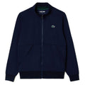 Lacoste Recycled Fiber Zipped Tennis Golf Sweater Navy Blue - FW23 Men