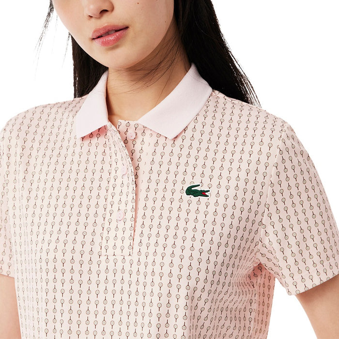Lacoste Regular Fit UV Protect Golf Polo Light Pink - SS25 Women