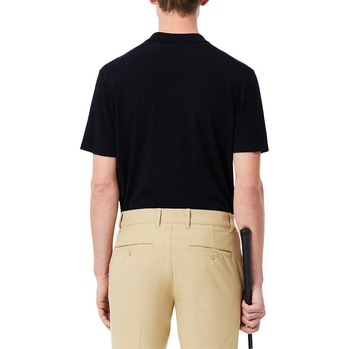 Lacoste Shortsleeve Collar Sweater Golf Polo Navy Blue - SS25 Men