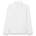 Lacoste Slim Fit L.12.D Stretch Mini Pique Longsleeve Golf Polo White - FW25 Women