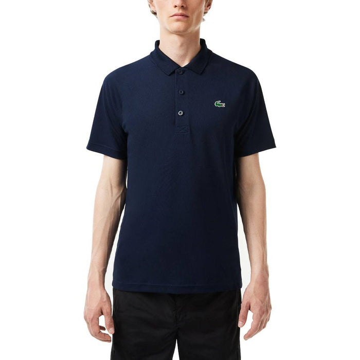 Lacoste Sport Breathable Abrasion-Resistant Interlock Golf Polo Navy - SS23 Men