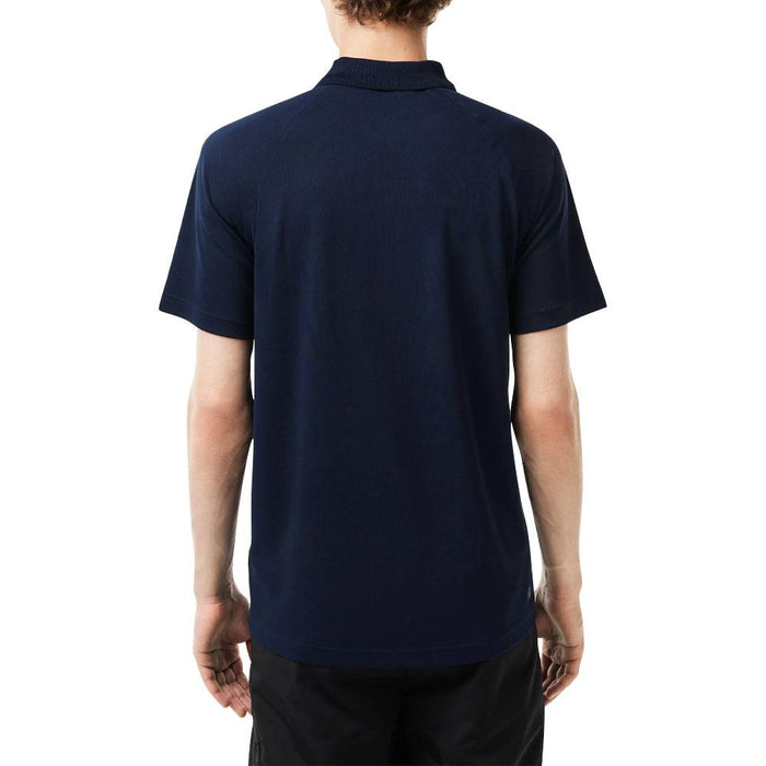 Lacoste Sport Breathable Abrasion-Resistant Interlock Golf Polo Navy - SS23 Men