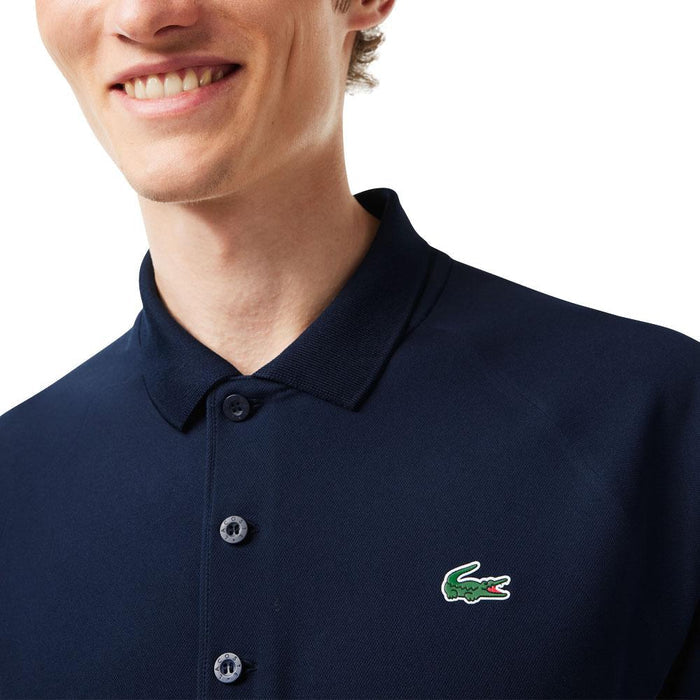 Lacoste Sport Breathable Abrasion-Resistant Interlock Golf Polo Navy - SS23 Men