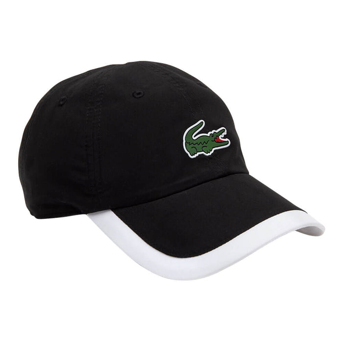 Lacoste Sport Contrast Border Lightweight Golf Cap Unisex Black/White - 23 Men