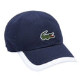 Lacoste Sport Contrast Border Lightweight Golf Cap Unisex Navy/White - 23 Men