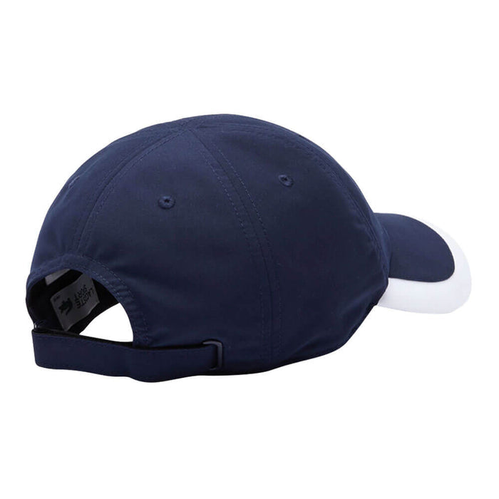 Lacoste Sport Contrast Border Lightweight Golf Cap Unisex Navy/White - 23 Men