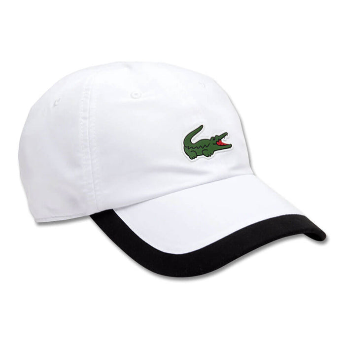 Lacoste Sport Contrast Border Lightweight Golf Cap Unisex White/Black - 23 Men