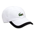 Lacoste Sport Contrast Border Lightweight Golf Cap Unisex White/Black - 23 Men