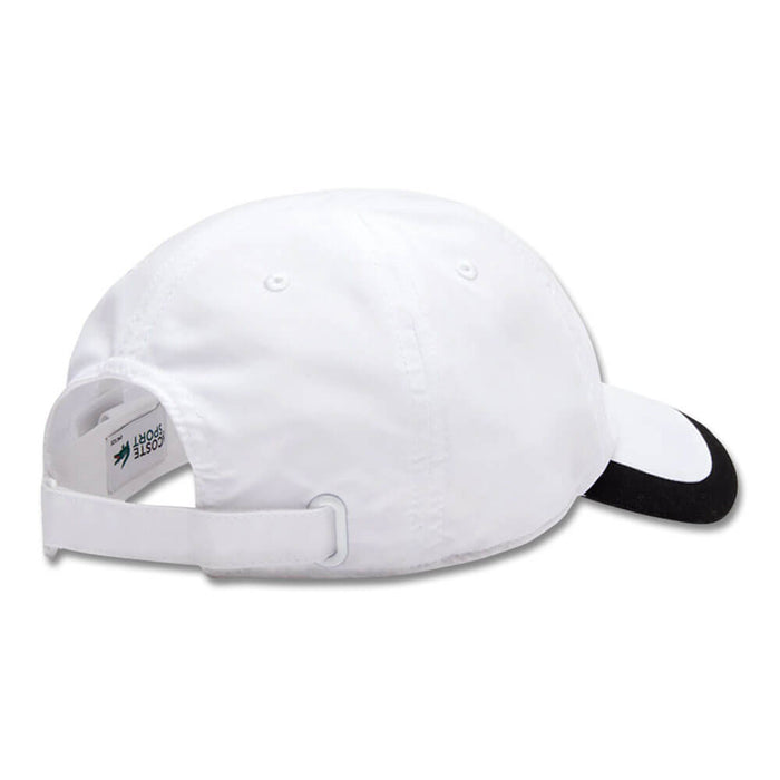 Lacoste Sport Contrast Border Lightweight Golf Cap Unisex White/Black - 23 Men