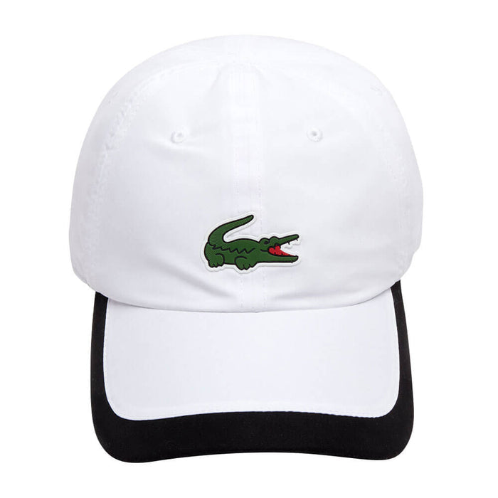 Lacoste Sport Contrast Border Lightweight Golf Cap Unisex White/Black - 23 Men