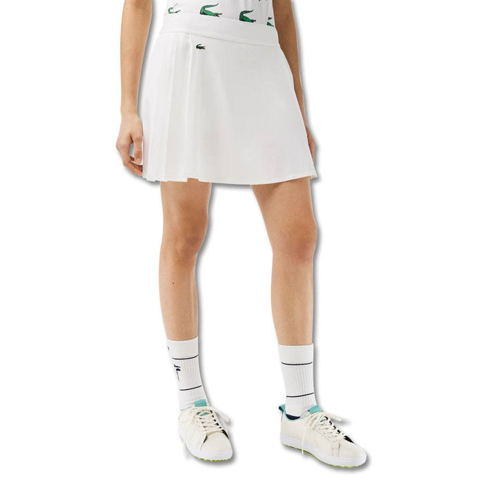 Lacoste Sport Golf Skort White - SS23 Women