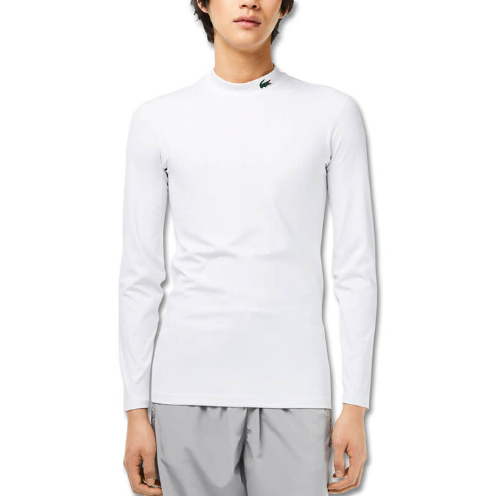 Lacoste Sport Longsleeve Tight Fit Golf Shirt White- SS23 Men