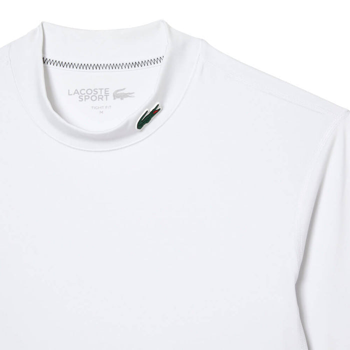 Lacoste Sport Longsleeve Tight Fit Golf Shirt White- SS23 Men