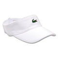 Lacoste Sport Pique and Fleece Tennis Golf Visor White - 23 Unisex